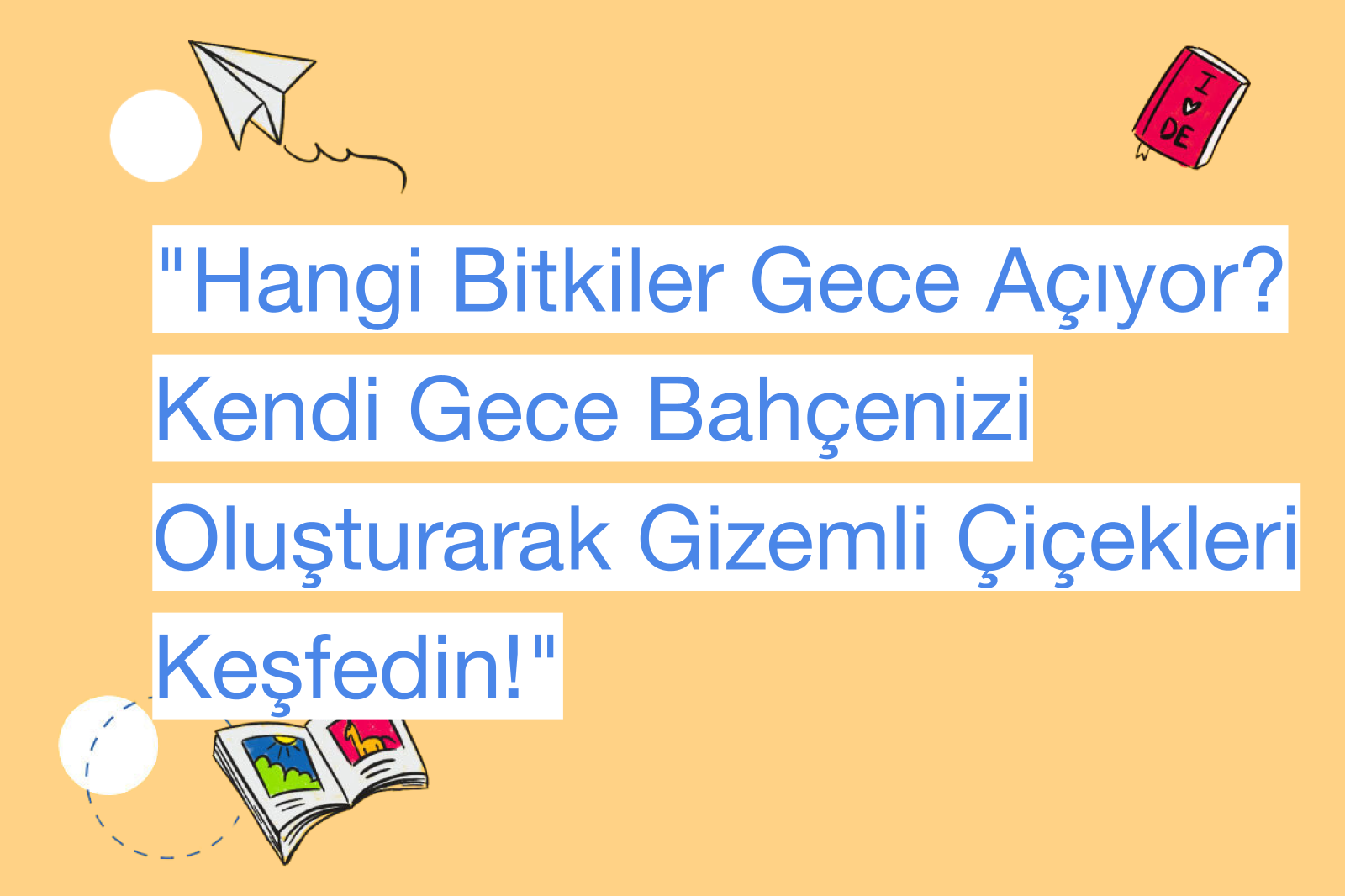 "Hangi Bitkiler Gece Açıyor? Kendi Gece Bahçenizi Oluşturarak Gizemli Çiçekleri Keşfedin!"