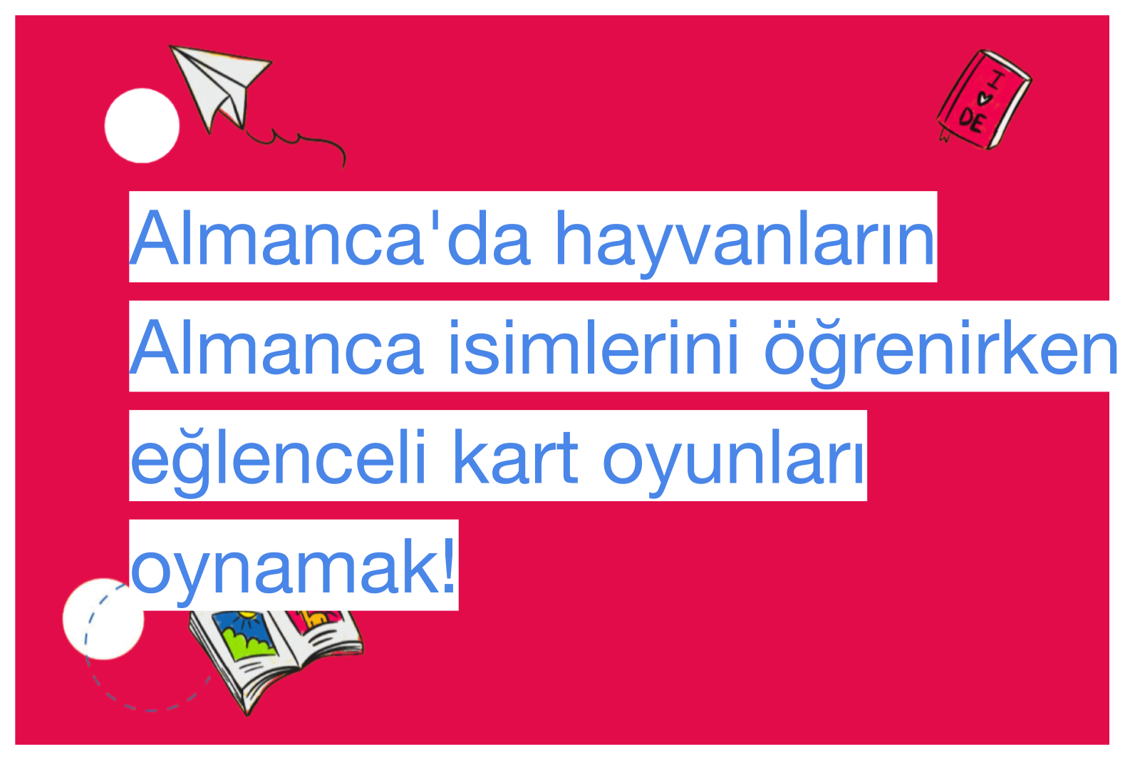 Almanca'da hayvanların Almanca isimlerini öğrenirken eğlenceli kart oyunları oynamak!