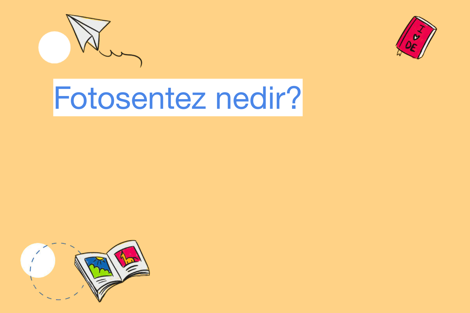 Fotosentez nedir?