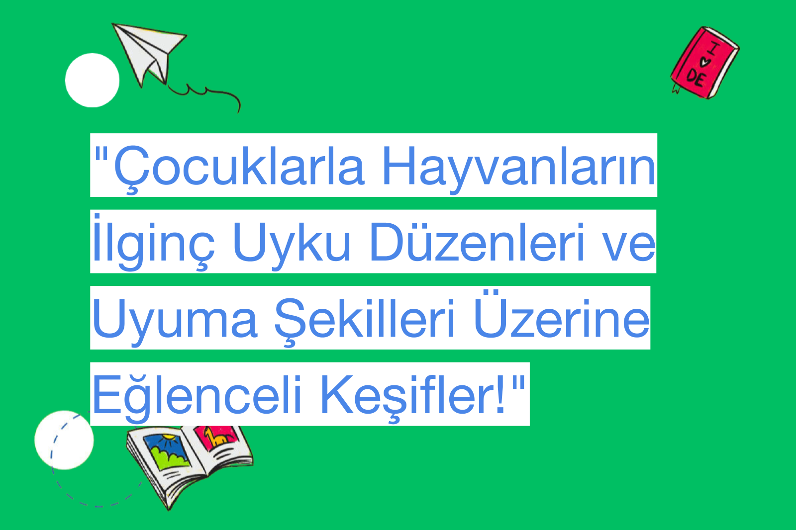 "Çocuklarla Hayvanların İlginç Uyku Düzenleri ve Uyuma Şekilleri Üzerine Eğlenceli Keşifler!"