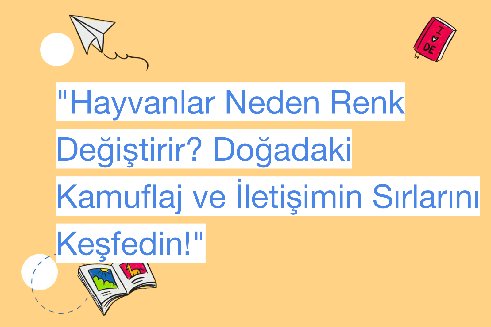"Hayvanlar Neden Renk Değiştirir? Doğadaki Kamuflaj ve İletişimin Sırlarını Keşfedin!"